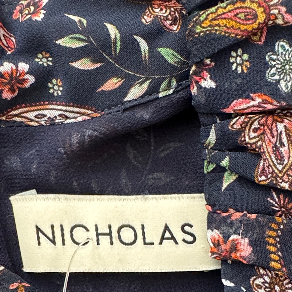 NICHOLAS Black Floral Dress - Worn 1x - Picture 3 of 11